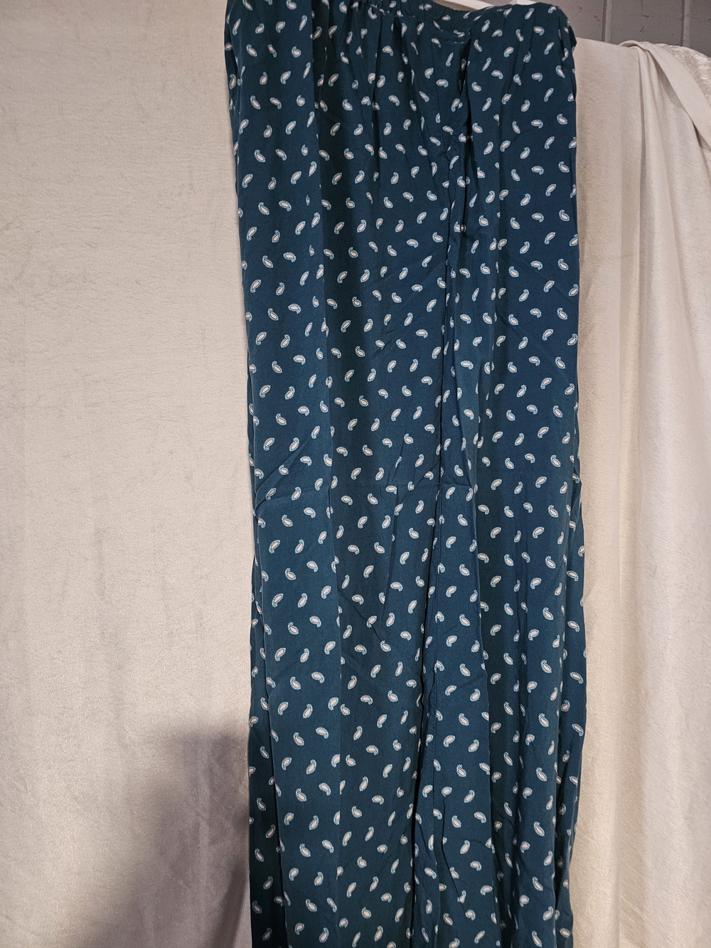 torrid Teal Paisley Wide-Leg Jumpsuit